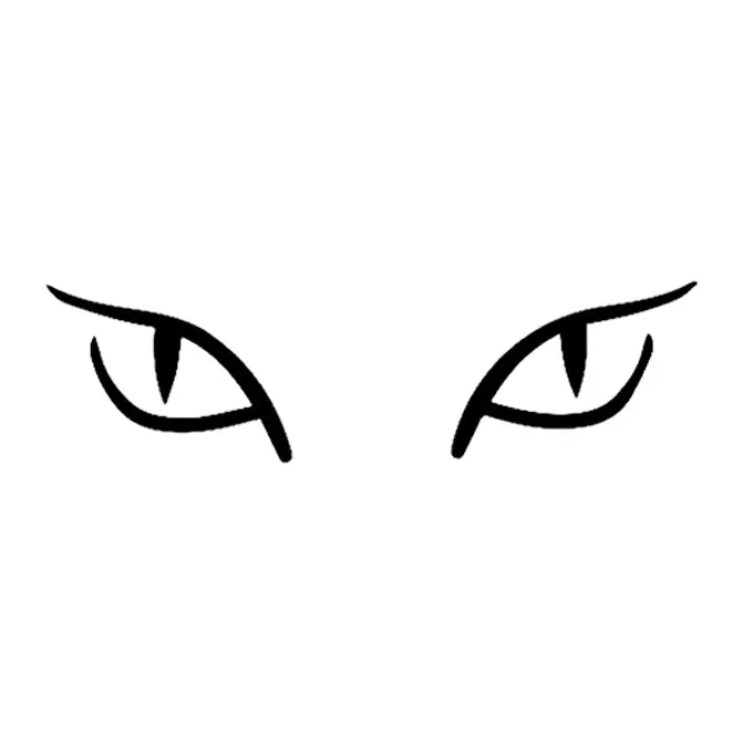 Tatuagem temporária Gatos — Olhos de gato. Inclui olhos