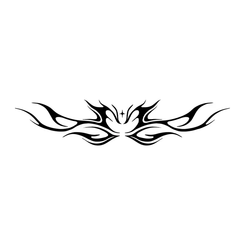 Tatuagem temporária Tribal e Nórdico — Ornamento tribal fino. Inclui ornamento