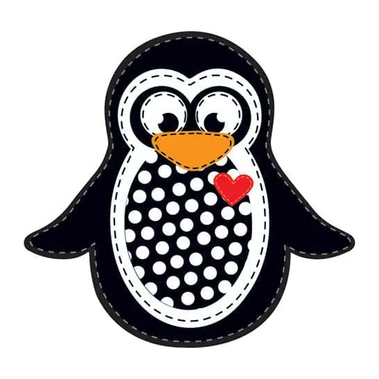 Tatuagem temporária Bichinhos Fofos — Pinguim fofo. Inclui pinguim