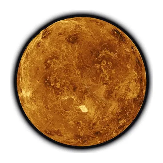 Tatuagem temporária Planetas e Espaço — Planeta Vênus. Inclui vênus