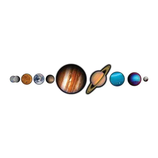 Tatuagem temporária Planetas e Espaço — Planetas do sistema solar. Inclui planetas