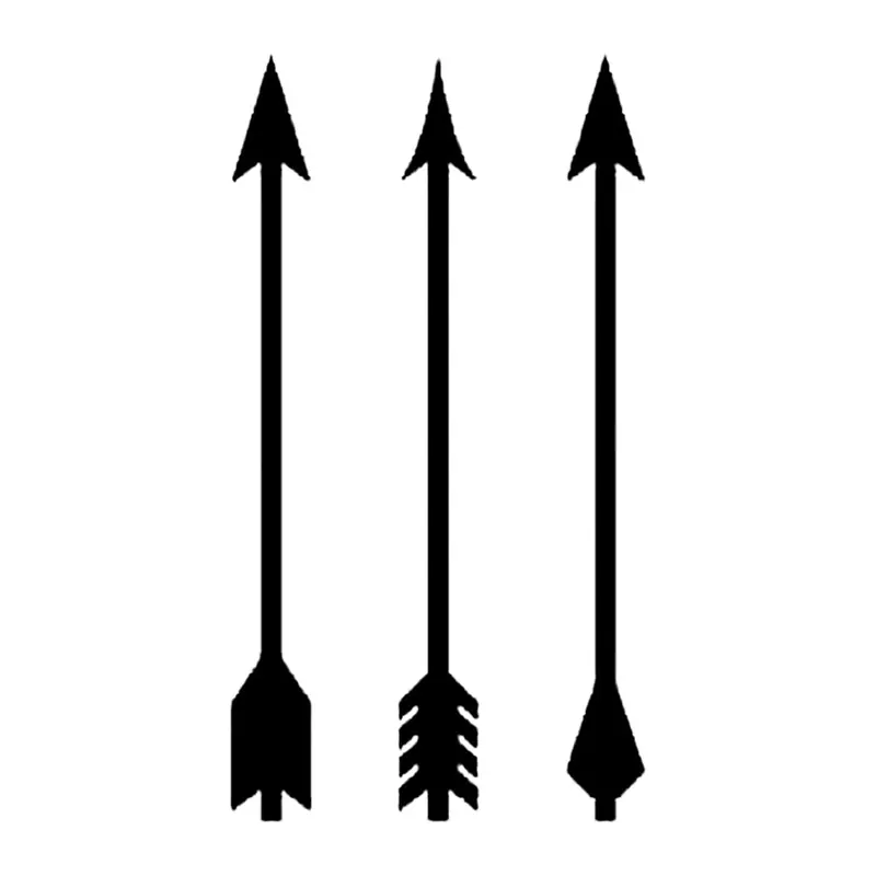 Tatuagem temporária Símbolos — Três flechas. Inclui flechas
